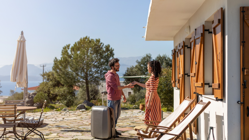 Accueil des voyageurs Airbnb
